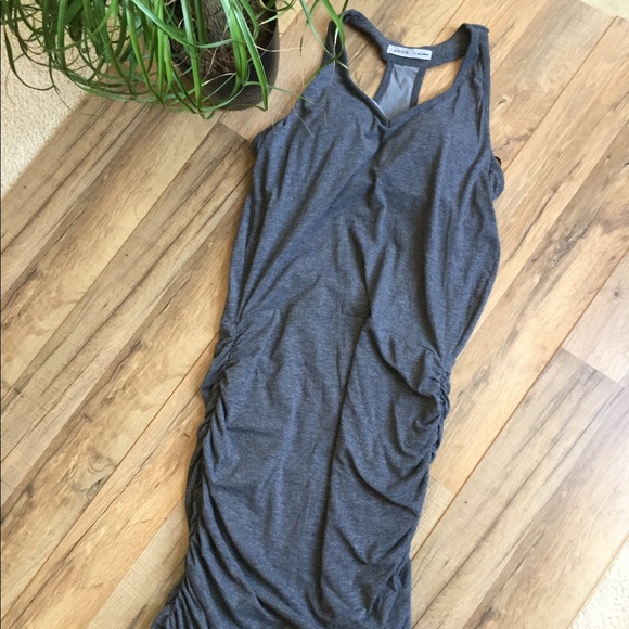 Athleta Dresses & Skirts - [Athleta] Gray Racerback Tank Dress